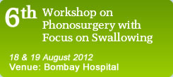 6th Workshop on Phonosurgery with Symposium on Swallowing