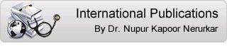 International Publications by Dr Nupur Kapoor Nerurkar