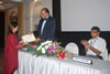 Dr Gauri Kapre Recieving Fellowship Certificate